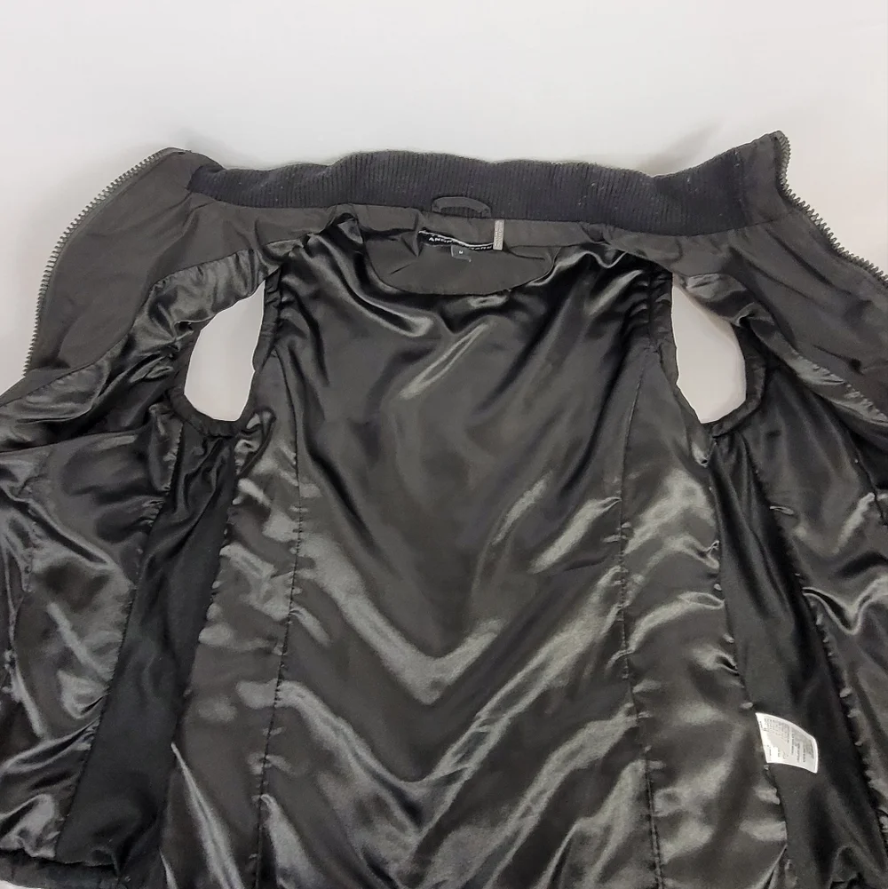Andrew marc polyester Black puffer vest Size Medium